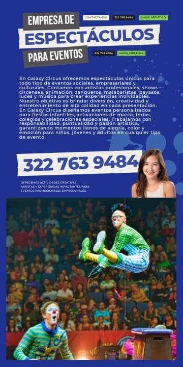 Espectáculo de circo con payasos y malabaristas en evento empresarial.